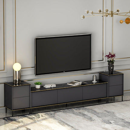 TV szekrény Imaj - Anthracite-VASBÚTOR