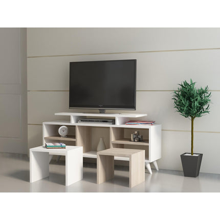 TV szekrény Kutay - White, Cordoba-VASBÚTOR