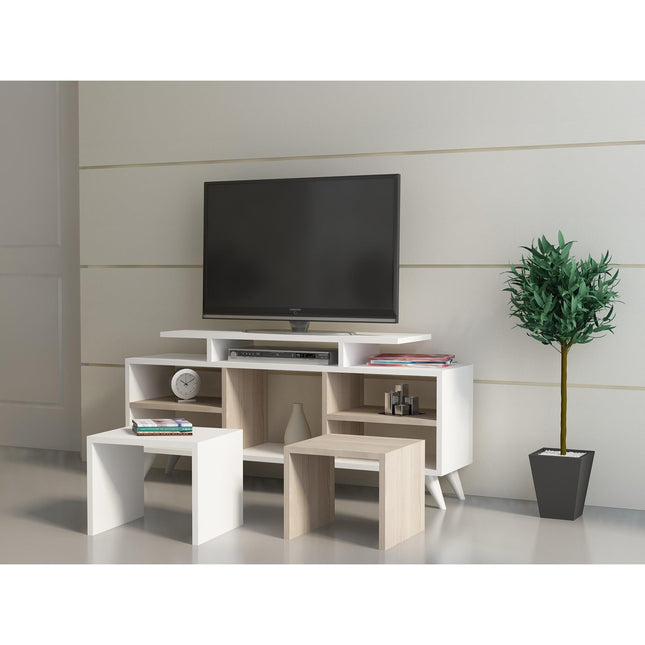 TV szekrény Kutay - White, Cordoba-VASBÚTOR