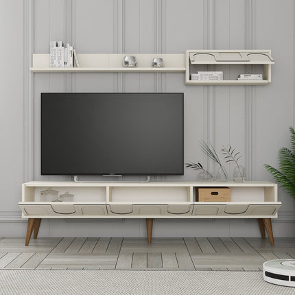 TV szekrény Lyon 2 - Krém, Diós-VASBÚTOR
