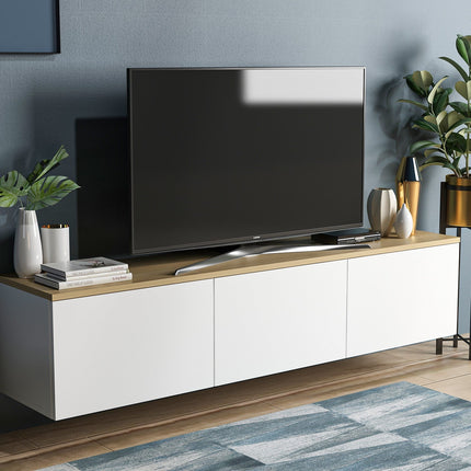 TV szekrény Neon - White-VASBÚTOR