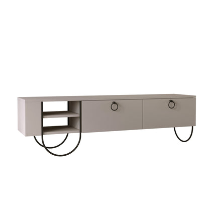 TV szekrény Norfolk Tv Stand - Light Mocha-VASBÚTOR