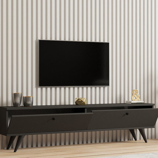 TV szekrény Paris - Antracit-VASBÚTOR
