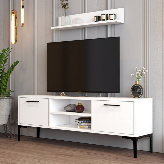 TV szekrény Riga - White-VASBÚTOR