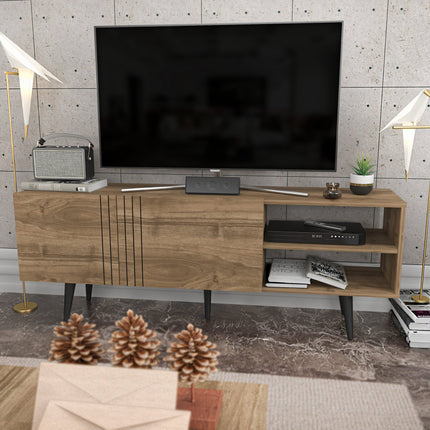TV szekrény Ronas - Walnut-VASBÚTOR