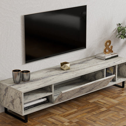 TV szekrény Safir - Freesia, Marble-VASBÚTOR