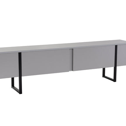TV szekrény Serenity - Grey, Fekete-VASBÚTOR