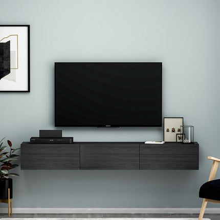 TV szekrény Terra - Black-VASBÚTOR