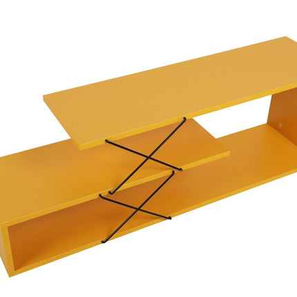 TV szekrény Zigzag - Sárga-VASBÚTOR