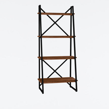 könyvespolc Alaro - Walnut-VASBÚTOR