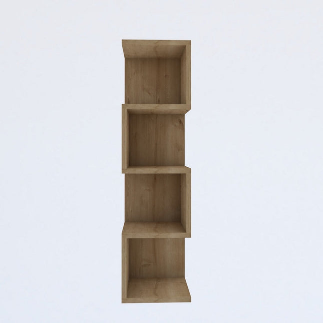 könyvespolc Alin - Sapphire Oak-VASBÚTOR