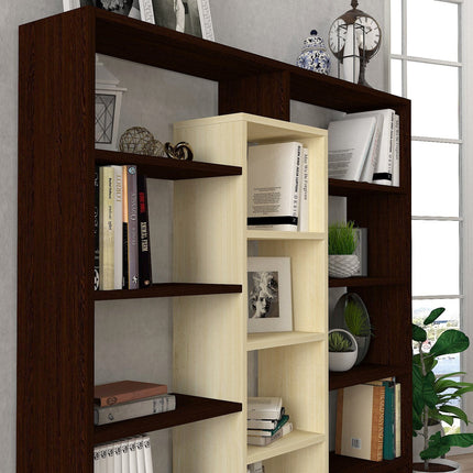 könyvespolc Ample - Birch, Wenge-VASBÚTOR