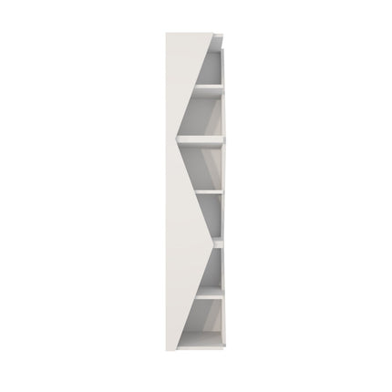 könyvespolc Arrow - White-VASBÚTOR