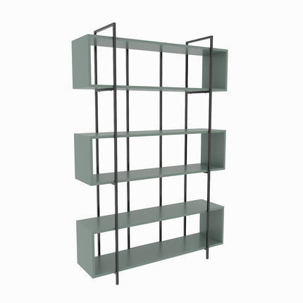 könyvespolc Bruti - Green, Black-VASBÚTOR