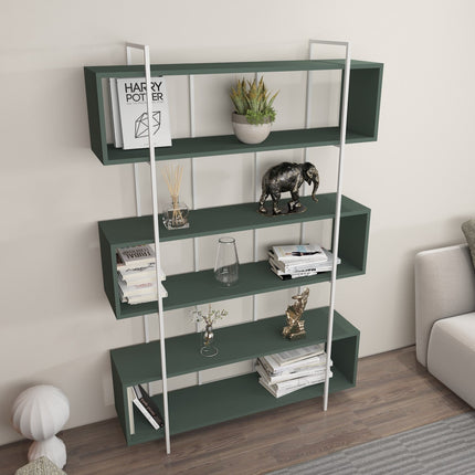 könyvespolc Bruti - Green, White-VASBÚTOR