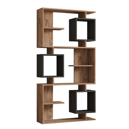 könyvespolc Icardi - Atlantic Pine, Anthracite-VASBÚTOR