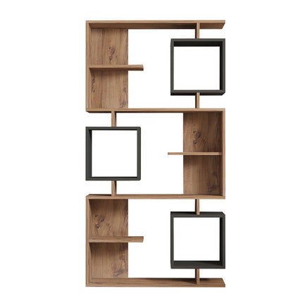 könyvespolc Icardi - Atlantic Pine, Anthracite-VASBÚTOR