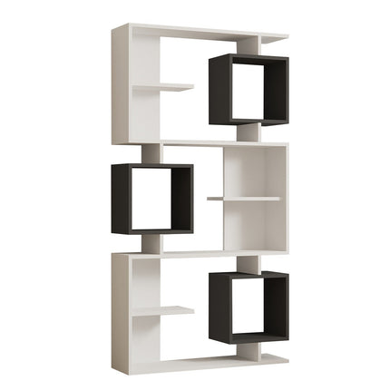 könyvespolc Icardi - White, Anthracite-VASBÚTOR