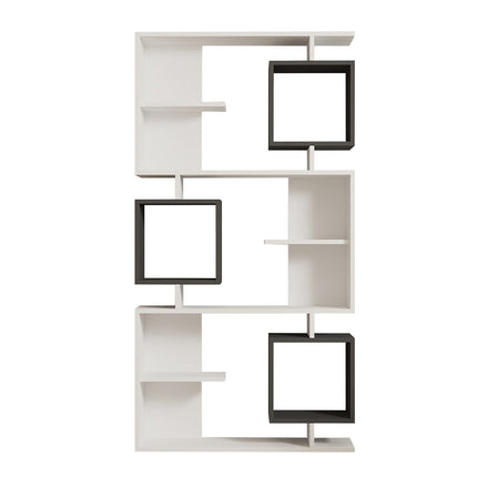 könyvespolc Icardi - White, Anthracite-VASBÚTOR