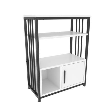 könyvespolc Letos - White, Black-VASBÚTOR