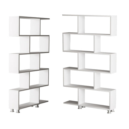 könyvespolc Nilüfer - White-VASBÚTOR