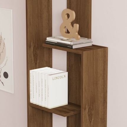 könyvespolc Wand - Walnut-VASBÚTOR