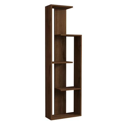 könyvespolc Wand - Walnut-VASBÚTOR